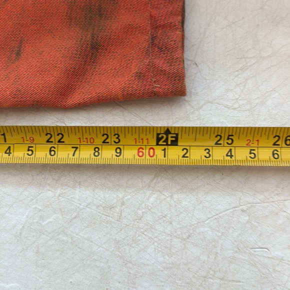 Vintage Mid-1990s Moschino Orange Floral Jeans. Size 29. - Picture 16 of 16